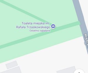 To najsłynniejsza toaleta w Polsce! Toaleta miejska im. Rafała Trzaskowskiego w Mapach Google