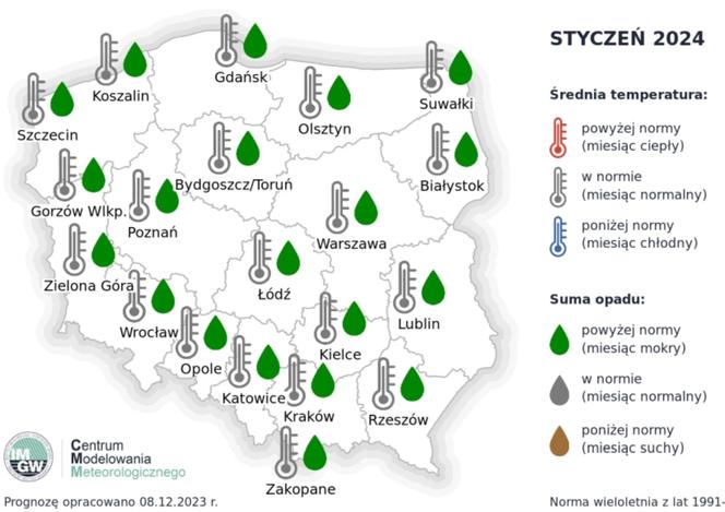 Jaka będzie pogoda we Wrocławiu w 2024 r.? Sprawdź eksperymentalną prognozę pogody IMGW