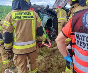 Tragiczny wypadek pod Giżyckiem. Nie żyje 54-letnia kobieta