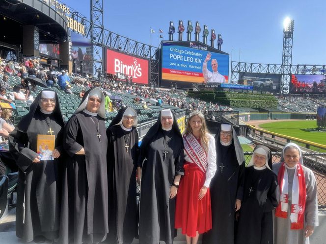 Polonia z Chicago modliła się za Leona XIV na stadionie