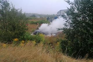 Kierowca spłonął w samochodzie. Tragiczny wypadek na DK 81