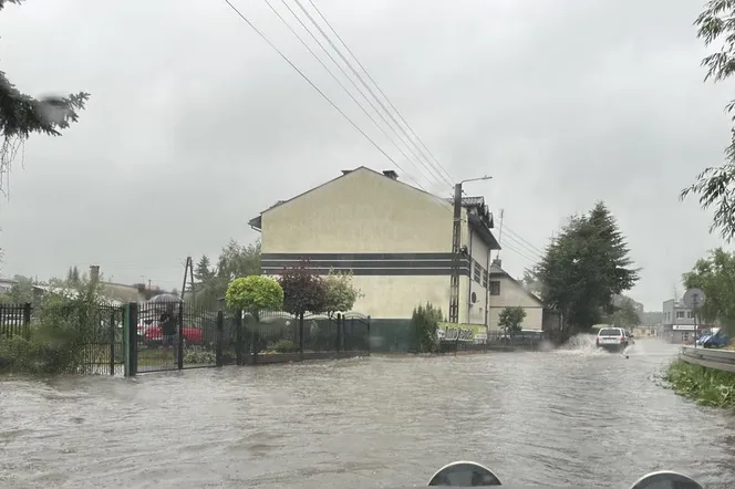 Oberwanie chmury w Kraśniku