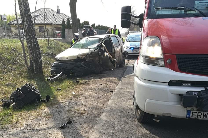 Do wypadku doszło na drodze z Pukinina do Regnowa