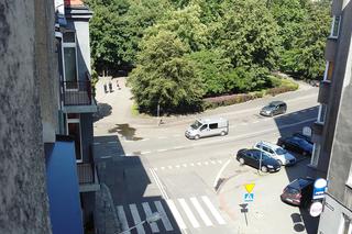 Policyjny konwój w Katowicach