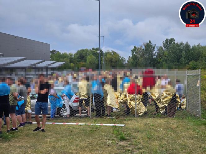 Potężna burza na Mazowszu. Zawalił się dach hali produkcyjnej 