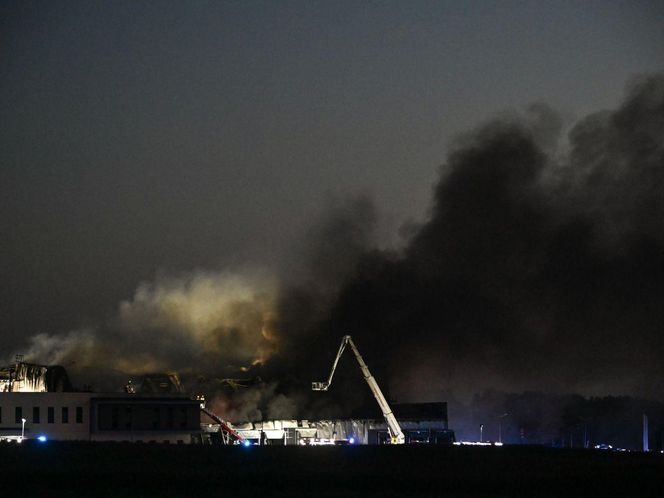 Pożar w przetwórni drobiu na Kaszubach