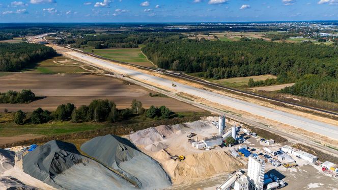 Strabag buduje odcinek autostrady pod Siedlcami