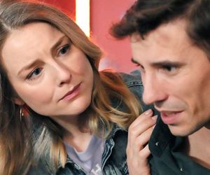 Barwy szczęścia, odc. 3168. Tomasz (Jakub Sokołowski), Grażyna (Kinga Suchan)