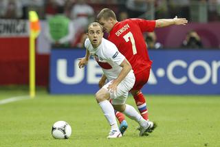 Polska - Czechy 16.06.2012. Adrian Mierzejewski o kibicach na Stadionie Narodowym: Nie pomagali nam tak bardzo jakby mogli