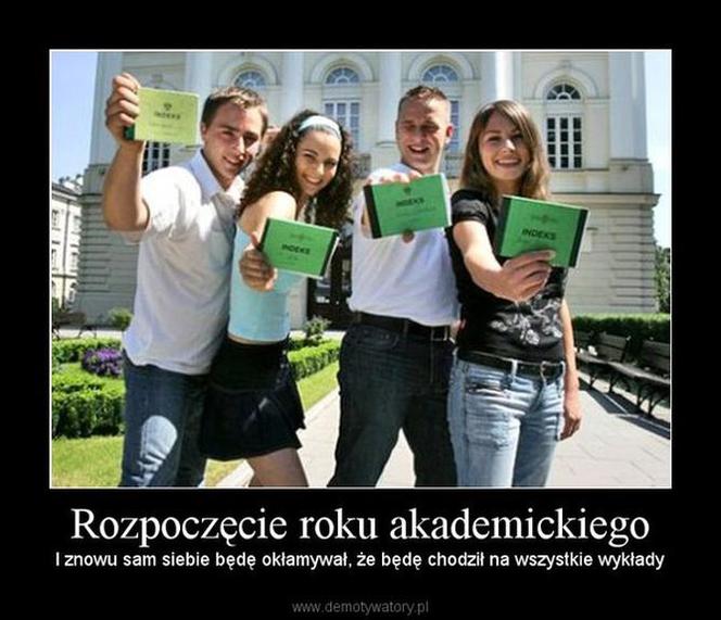 Memy na rozpoczęcie roku akademickiego! Studenci płaczą ze śmiechu [1.10.2021]