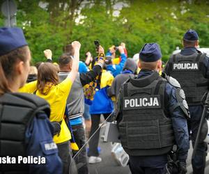 Lubuska policja zabezpieczała derby w Zielonej Górze