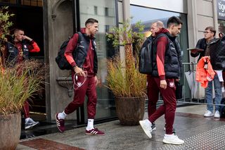 Piłkarze wyjechali na mecz Polska - Litwa