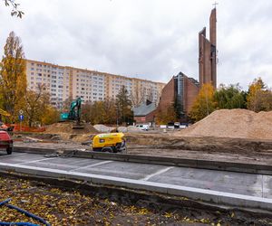 Budowa tramwaju na Stegny w Warszawie