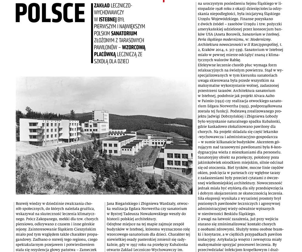 Pierwsze w Polsce: Sanatorium w Istebnej