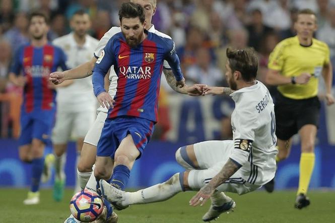 Sergio Ramos, Lionel Messi, Real Madryt - FC Barcelona