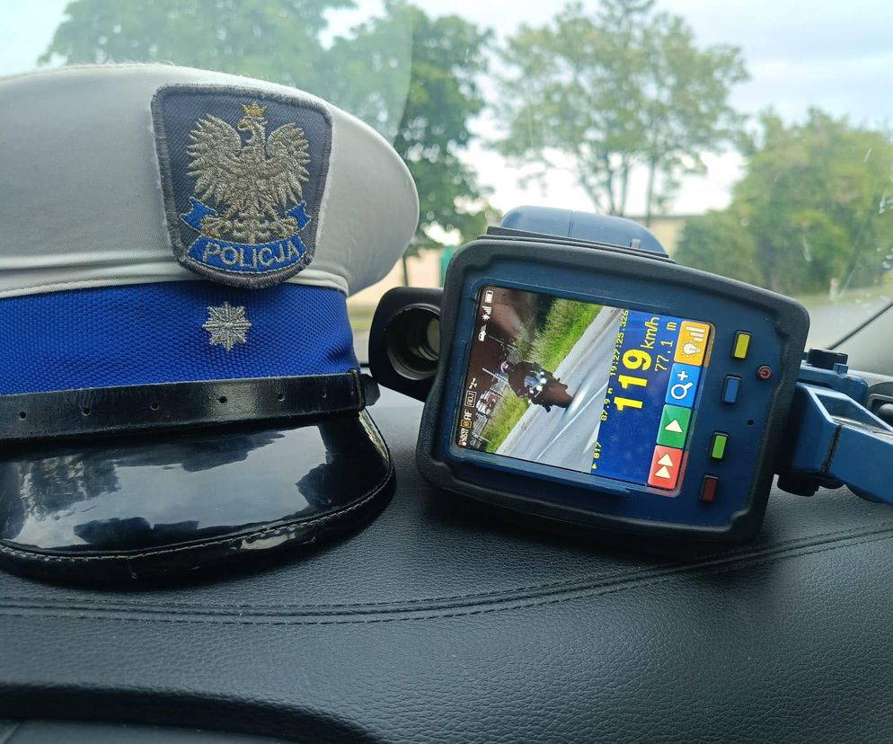 Szaleniec na motocyklu w Gostyniu. Prawie trzykrotnie przekroczył prędkość!