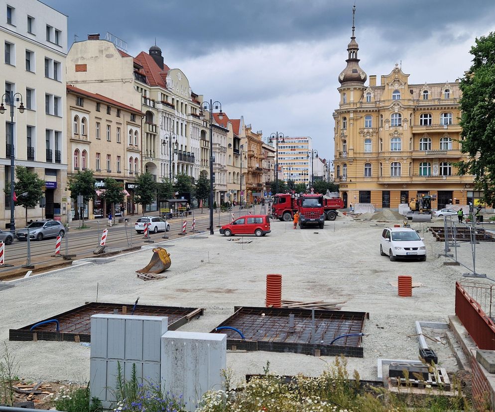 Tak przebiega rewitalizacja Placu Wolności w Bydgoszczy. Zaglądamy na plac budowy