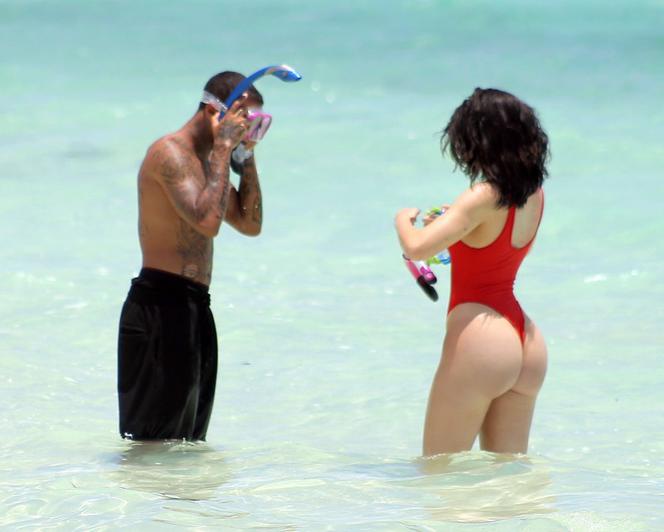 Kylie Jenner i Tyga na plaży