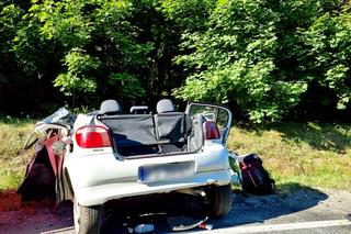 Śmiertelny wypadek pod Sulejowem. Jedna z nastolatek walczy o życie