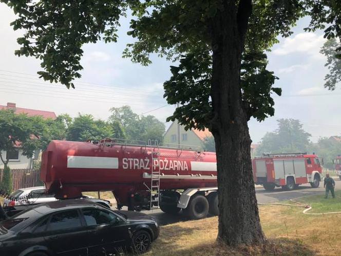 Sulęcin, pożar zbóż