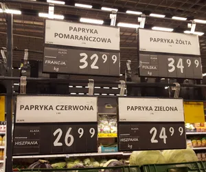 Ceny warzyw szokują! Kilogram papryki w markecie w Lesznie kosztuje nawet 35 złotych