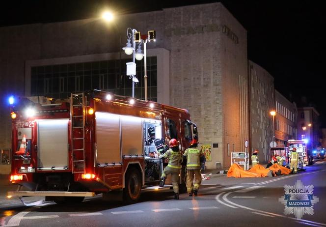 Ćwiczenia służb w radomskim teatrze