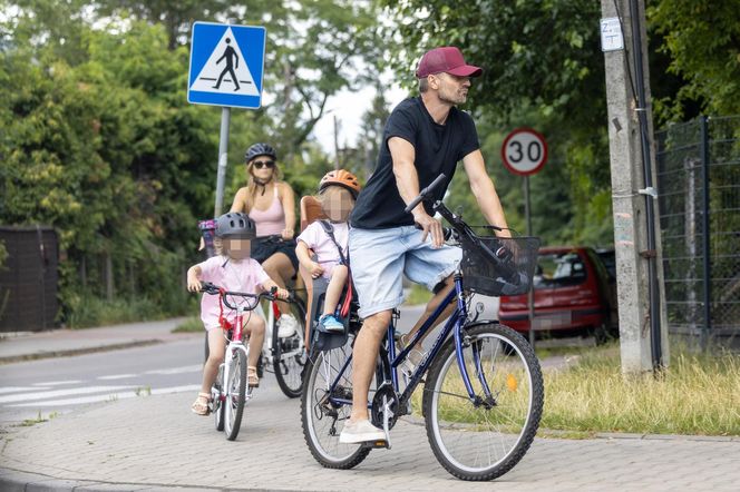 Agnieszka Kaczorowska i Marcin Rogacewicz wybrali się na rowery 
