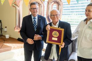 Wstąpił do wojska w wieku 20 lat i walczył w operacji berlińskiej! Teraz pan Kazimierz świętował 100. urodziny