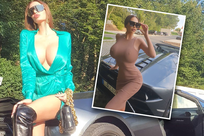 Była dziewczyna Neymara wygina się przy luksusowym Lambo. 640 koni pod maską!