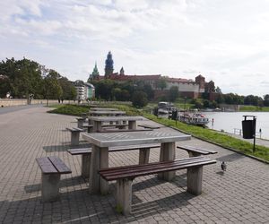 Wawel widziany z bulwaru Czerwieńskiego