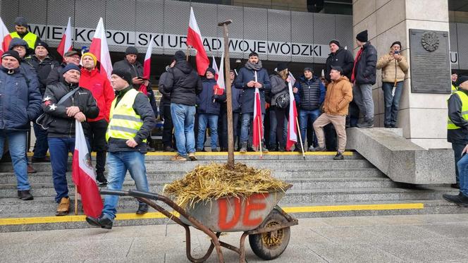 Protest rolników w Poznaniu