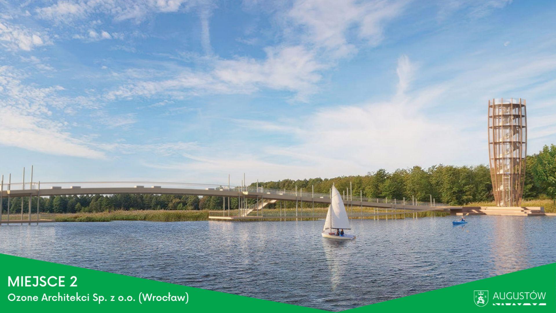 Konkurs na projekt kładki i wieży widokowej w Augustowie: wyniki