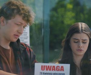 M jak miłość odc. 1878.  Basia (Karina Woźniak), Kacper (Bartosz Ziewiec)