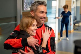 Na sygnale odc. 697. Basia (Anna Wysocka), Benio (Hubert Jarczak)