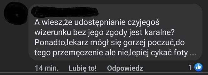 Ktoś udostępnił zdjęcie śpiącego lekarza. Internauci są wściekli. "Trochę empatii"