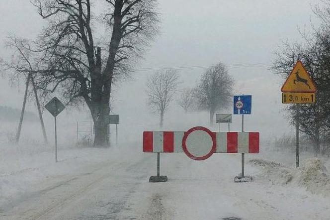 Zamieć śnieżna szaleje na Podkarpaciu