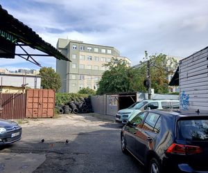 Dawne targowisko przy ul. Kopińskiej w Warszawie