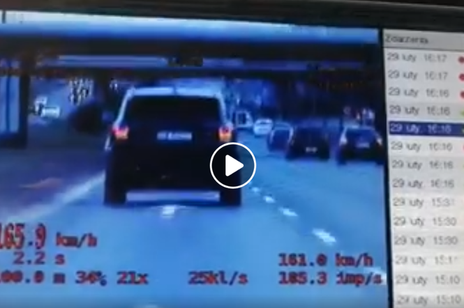 Pędził ulicami Poznania blisko 170 km/h