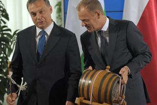 Premier Węgier Victor Orban, Donald Tusk