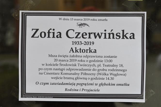 Zofia Czerwińska będzie miała nowy nagrobek