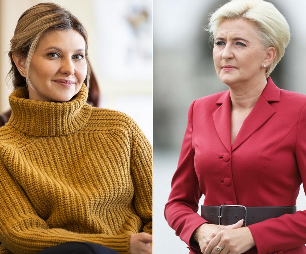 Agata Duda i Ołena Zełenska. Projektant mody ocenił ich styl