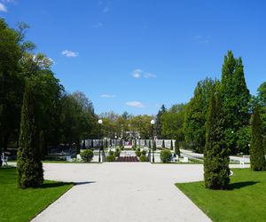 Różanka w Parku Planty po remoncie