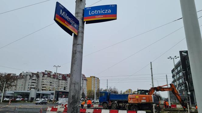 Budowa torowiska na zachodzie Wrocławia rozpoczęta. Potężne utrudnienia do Leśnicy