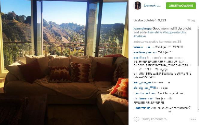 Joanna Krupa i jej mieszkanie