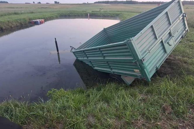 Tragedia podczas prac polowych w powiecie Łosickim. W stawie znaleziono ciało 55-latka 