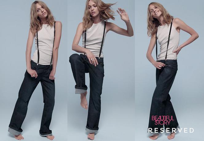 Dżins jest modny - dżinsowe propozycje od Reserved - jesienna sesja Sashy Pivovarovej