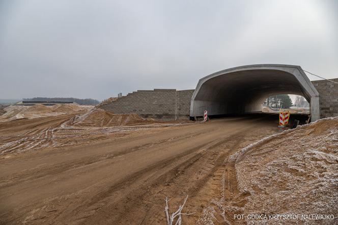 Budowa S7 na trasie Napierki - Płońsk. Zobacz postępy prac [GALERIA]
