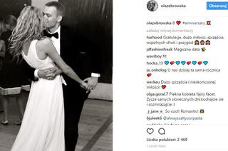 Żona Żebrowskiego pokazała zdjęcie z wesela. To musi być miłość!