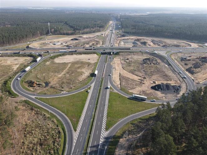 Przebudowa węzła Kijewo - kwiecień 2021