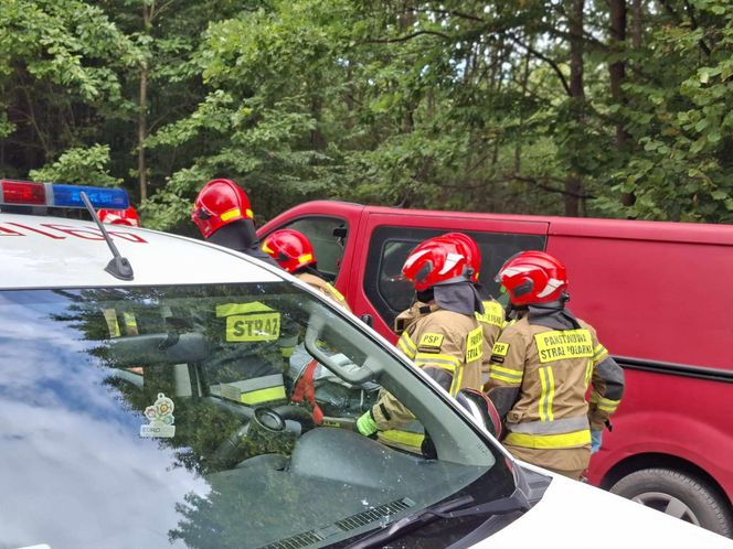 Wypadek na Zgodnej w Starachowicach